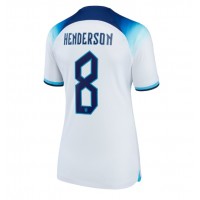 Echipament fotbal Anglia Jordan Henderson #8 Tricou Acasa Mondial 2022 pentru femei maneca scurta